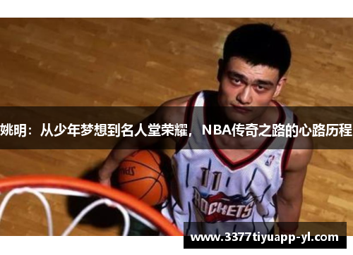 姚明：从少年梦想到名人堂荣耀，NBA传奇之路的心路历程